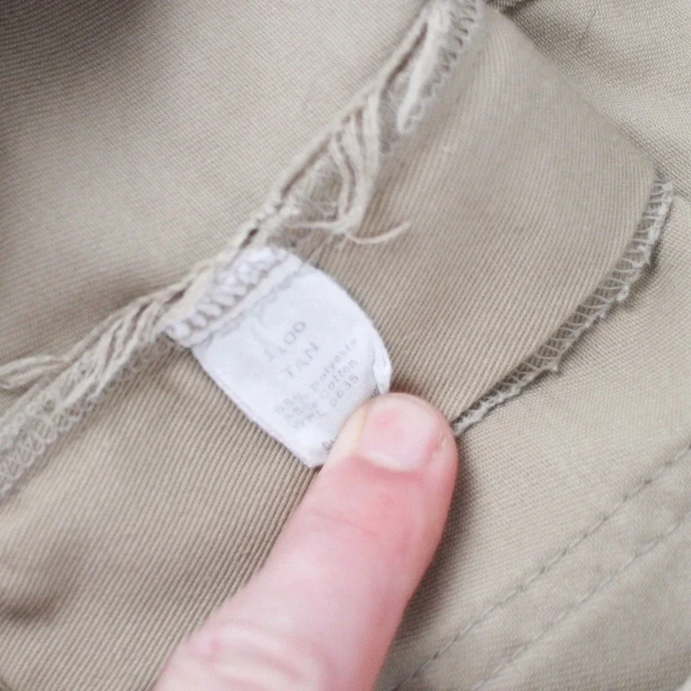 Vintage Khaki Cargo Shorts Women's Size 30‎ High Rise Utility
